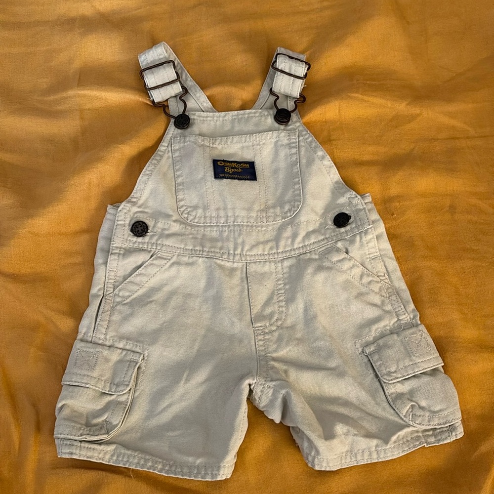 Oshkosh Khaki Short Overalls